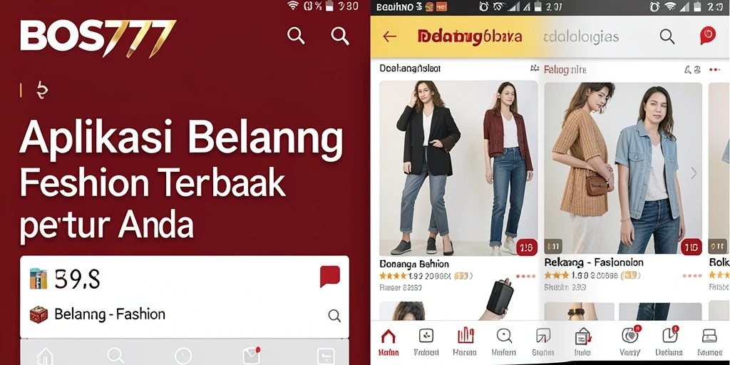 Antarmuka aplikasi BOS777 yang menarik dan mudah digunakan.
