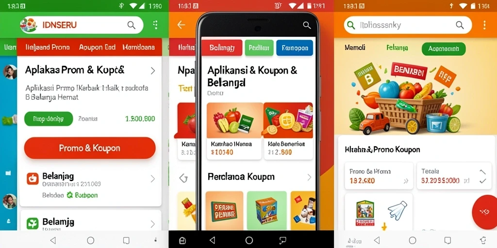 Antarmuka IDNSERU yang menarik dan fungsional untuk promo dan kupon.