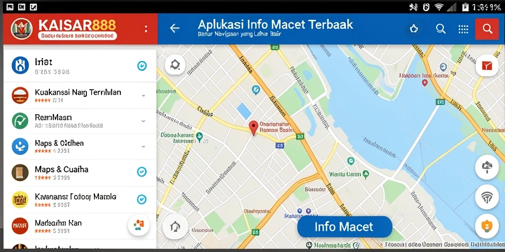 Tampilan antarmuka KAISAR888 yang modern dan informatif.
