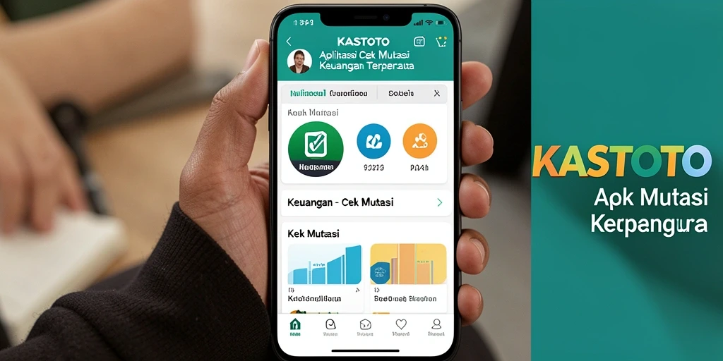 Tampilan antarmuka aplikasi KASTOTO untuk Cek Mutasi keuangan.