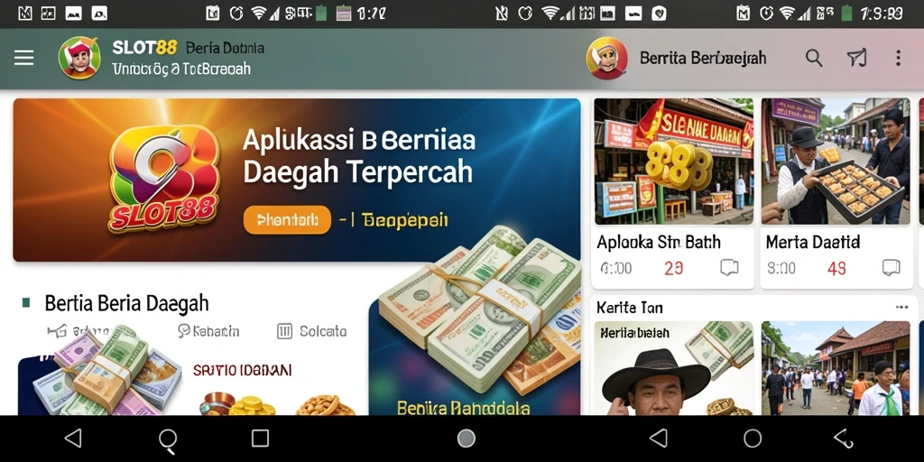 Tampilan antarmuka SLOT88 yang informatif dan modern.