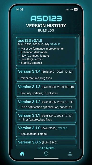 Riwayat Versi asd123 untuk Pengguna Android